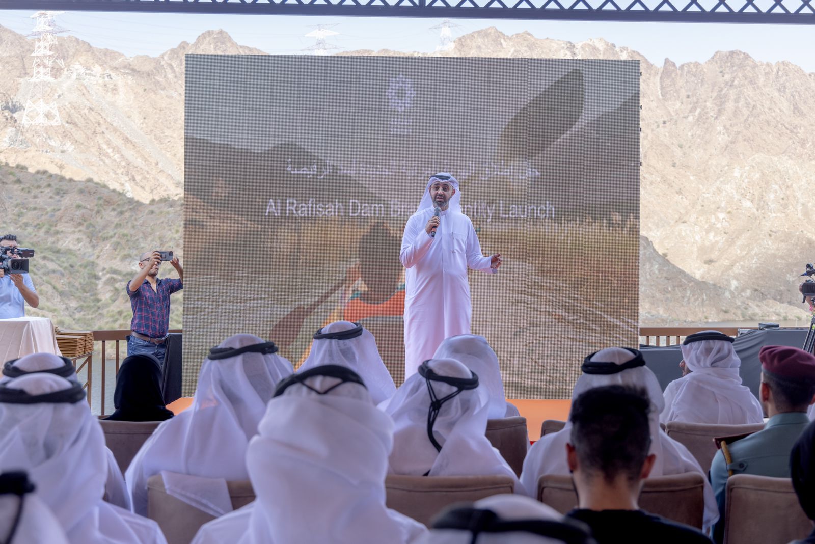 HE Khalid Jasim Al Midfa, Chairman of SCTDA at the Launch Press Conference