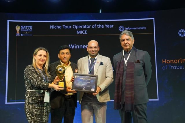 Tourism Enterprises bags ‘Niche Tour Operator of the Year’ award at SATTE
