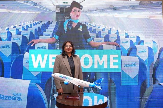 Romana Parvi, Regional Manager- South Asia for Jazeera Airways