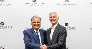 Hari Mohan Dangayach, Chairman, Dangayach Group with Chris Nassetta, Global CEO, Hilton