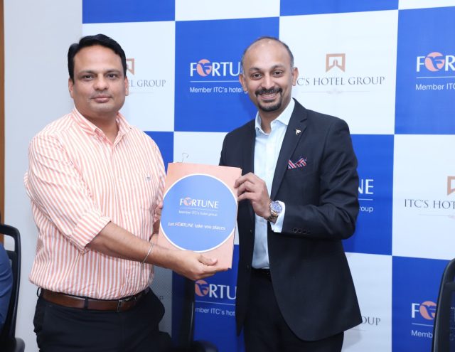 L-R: Rajan Bedi and Samir MC, Managing Director, Fortune Hotels