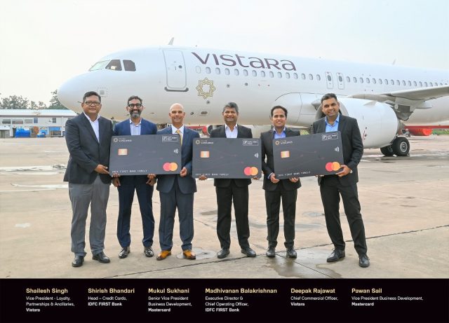 IDFC FIRST Bank, Club Vistara and Mastercard launch new credit card to redefine travel experiences