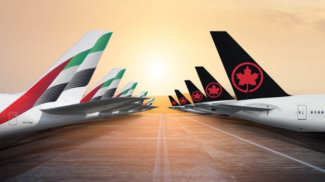 emirates and air canada extend codeshare partnership