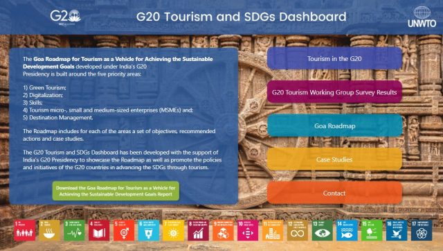 G20 Tourism and SDG dashboard