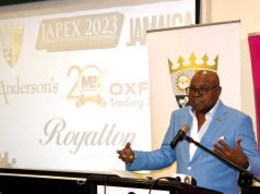 Tourism Minister, Hon. Edmund Bartlett, addressing the audience at JAPEX 2023 press launch.
