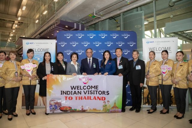 Thailand marks visa exemption for Indian tourists with special airport welcome