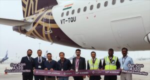 Vistara welcomes it's 50th A320neo aircraft to the fleet