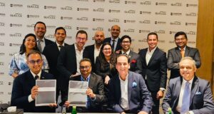 The signing of Svelte Delhi, a member of Radisson Individuals in the presence of Radisson Hotel Group’s Global leadership team and Advent Hospitality Pvt. Ltd.