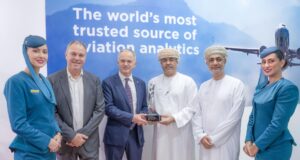 Oman Air receives Cirium Award for Highest On-Time Performance at ATM Dubai 2024