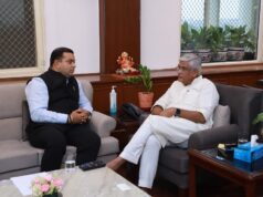 Rohan Khaunte meets Union Tourism Minister Gajendra Singh Shekhawat