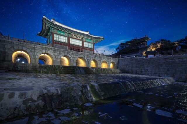 Suwon Hwaseong Fortress, Korea