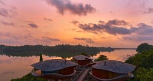Mandai Rainforest Resort by Banyan Tree Designed to resemble the seed pods of the Purple Millettia (Callerya atropurpurea), these treehouses overlook the Upper Seletar Reservoir