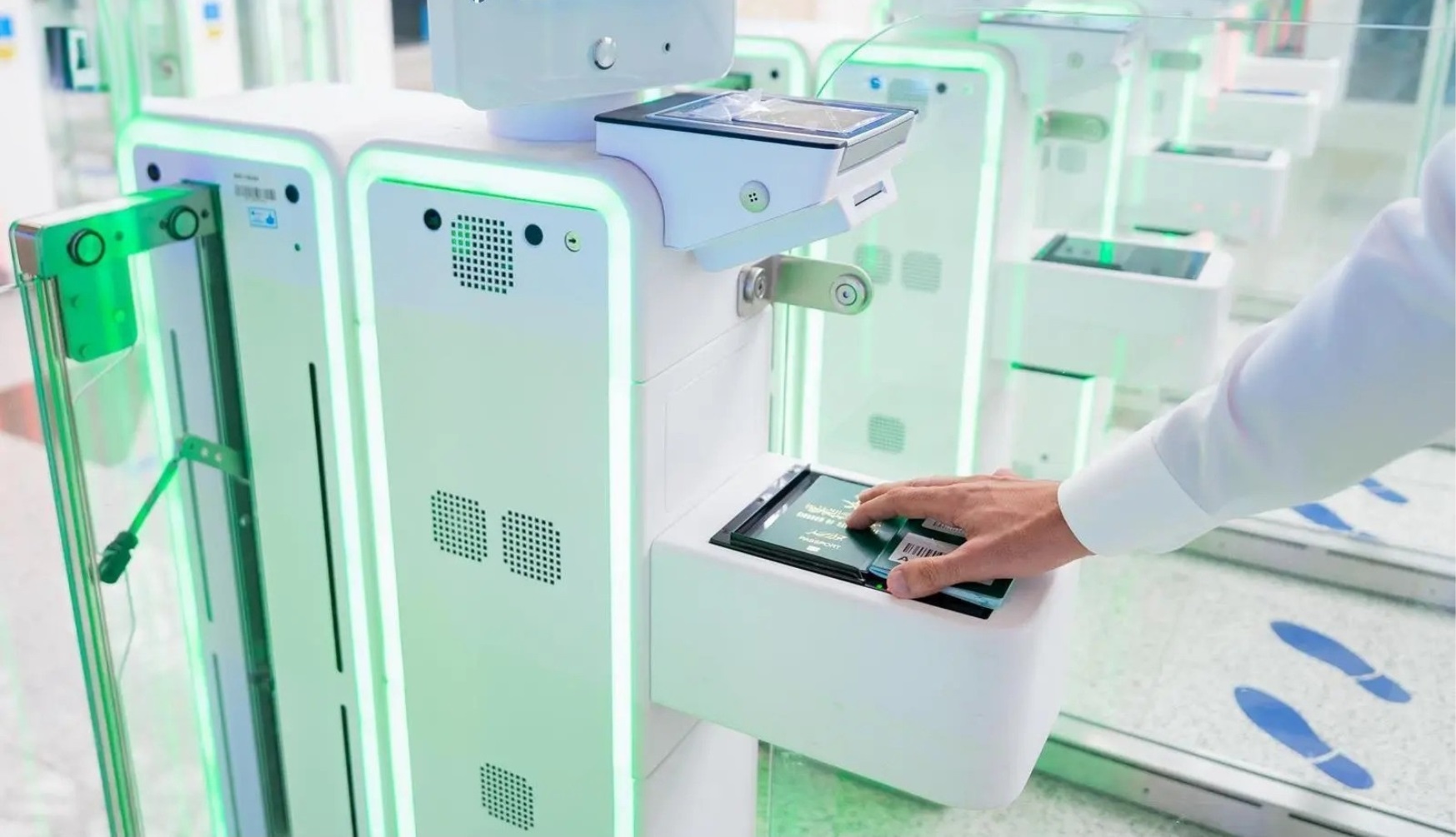 e-gates at King Abdulaziz International Airport