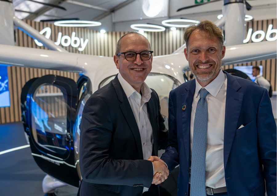 Shai Weiss, CEO of Virgin Atlantic, and JoeBen Bevirt, Founder and CEO of Joby