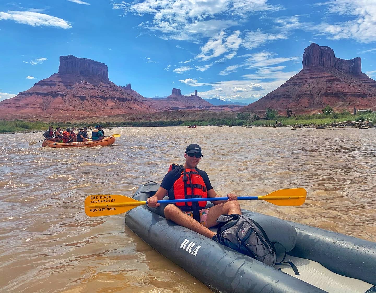 Kayaking in the Colorado river