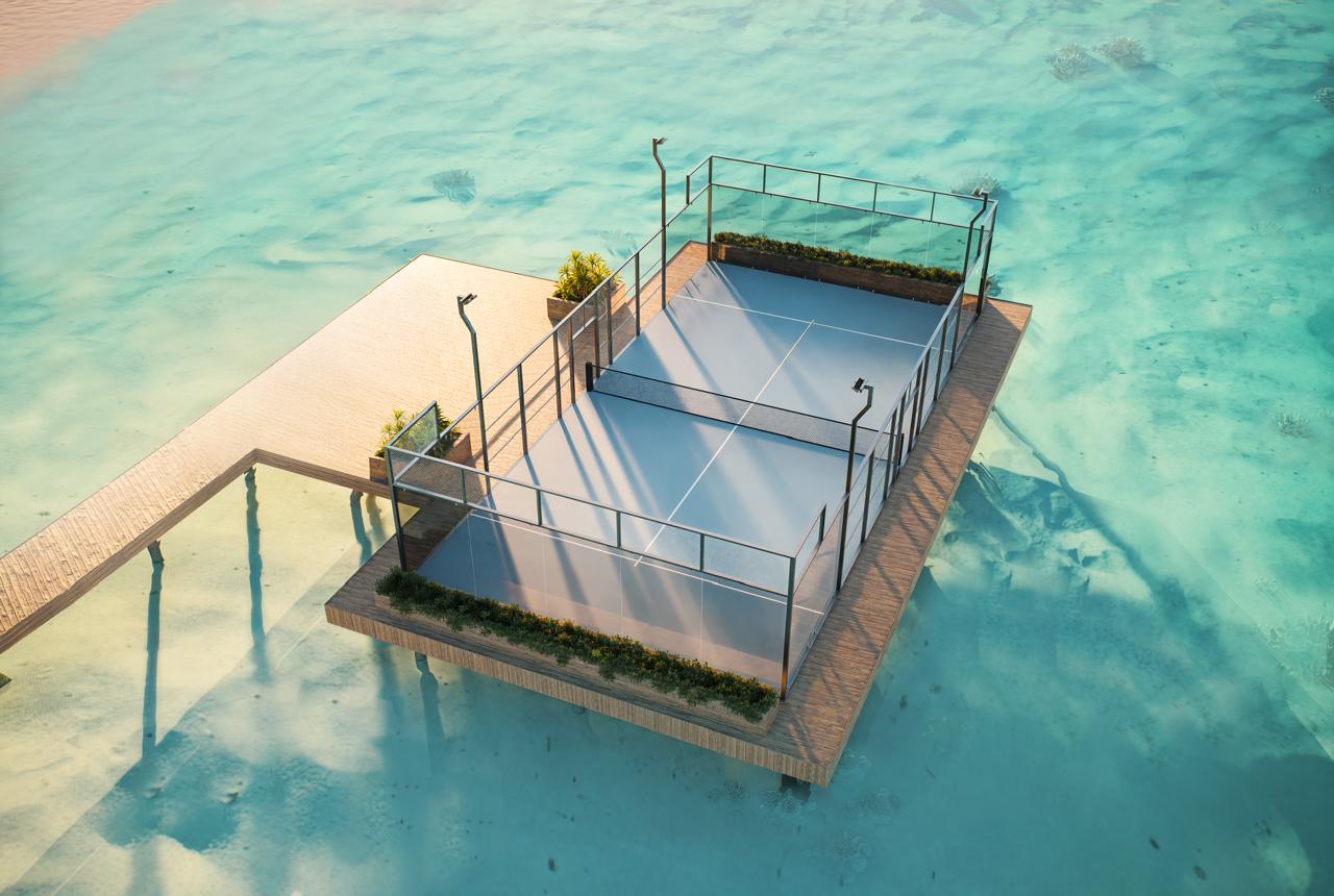 Overwater Padel Tennis Court