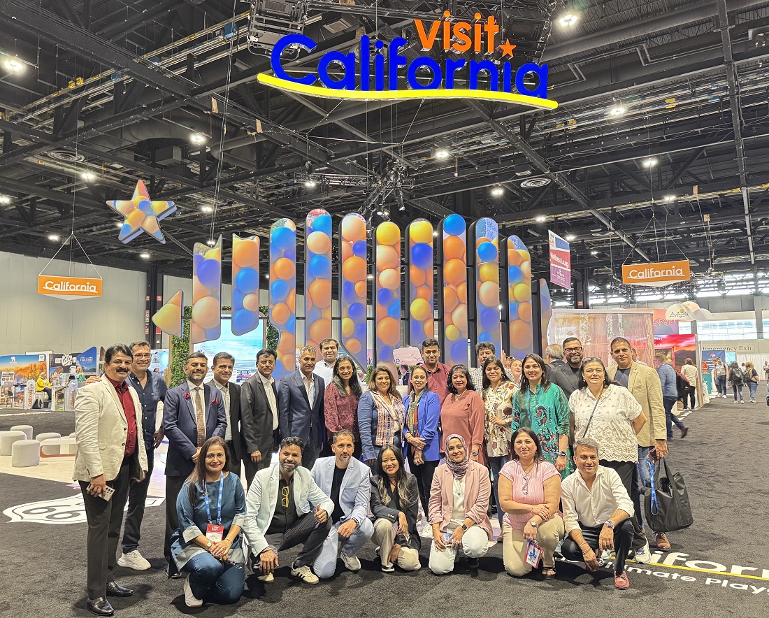 Indian Delegation at Visit California Booth