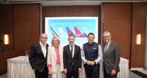 L-R: Shai Weiss, Marjan Rintel, Ben Smith, Pieter Elbers, Ed Bastian